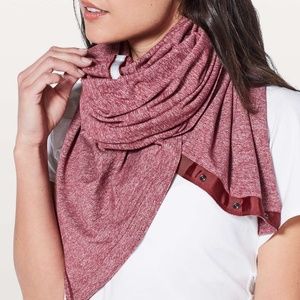 NWT Lululemon Vinyasa Scarf  Rulu Bordeaux Grape